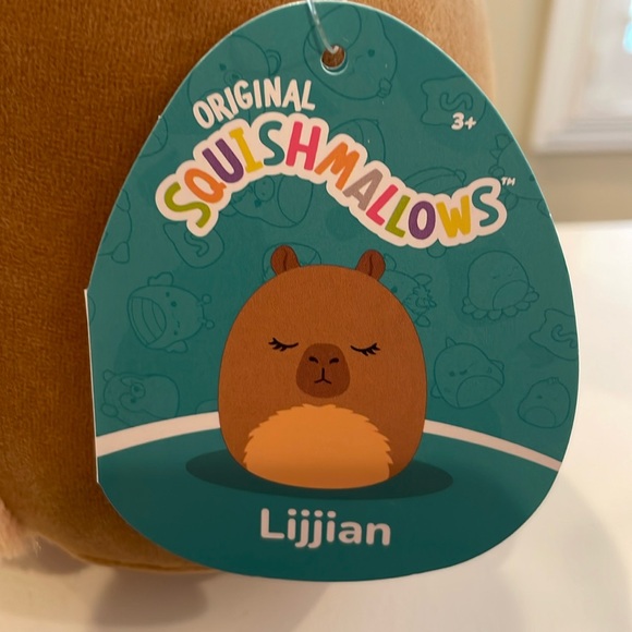 NWT 7.5” Lijjian the Capybara Squishmallow - Picture 4 of 5